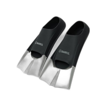 Korean direct mail BARREL womens swimming equipment flippers MARBLING FROG SHORT PIN BLACK