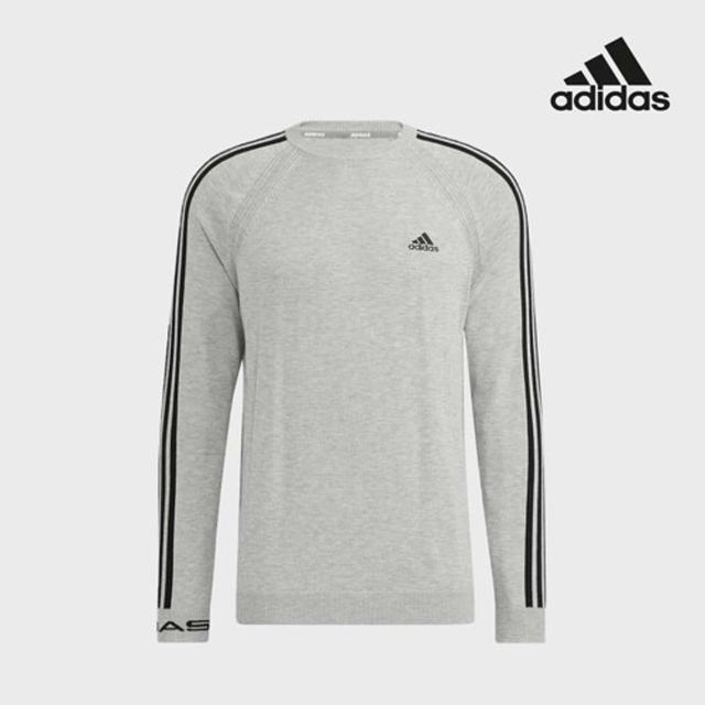 Korea Direct Mail [AdidasGOLF] Men's 3S Pullover Long Sleeve Sweater Medium Grey HG83