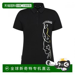 한국 다이렉트 메일 (Castelbajac) 여자 축구 소재 아트 포인트 폴로 티셔츠 _bgcmts