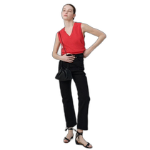 Korean direct mail NOTHING WRITTEN womens cotton vest 305783723 Basic v-neck slip