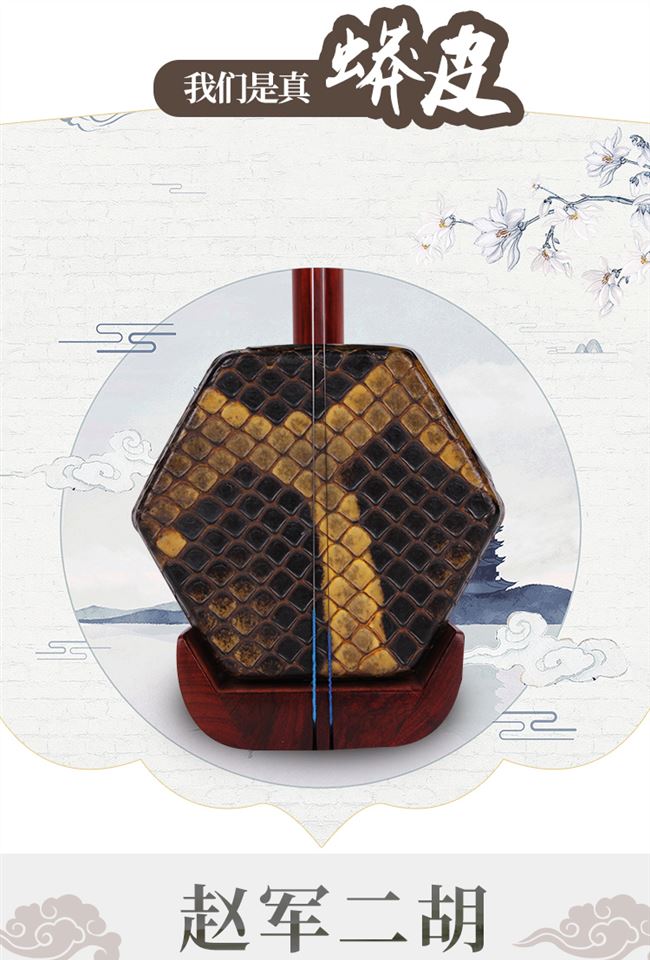 Zhao Jun Erhu Xiaoye Red Tan Huqin thi chuyên nghiệp chơi nhà máy Tô Châu Erhu trực tiếp biểu diễn nhạc cụ - Nhạc cụ dân tộc saotruc maomeo
