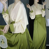 Летний комплект, зеленое ханьфу для взрослых, подходит для подростков