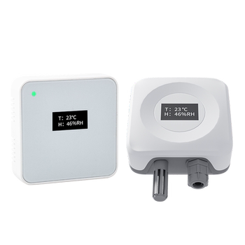 Indoor and outdoor temperature and humidity sensor transmitter rs485 ambient air greenhouse wall-mounted embedded 86 box waterproof