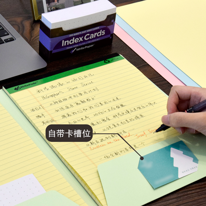 Kaiser KAISA American folder color paper storage bag information book test paper storage clip shot paper American college student conference business can sign printable folder