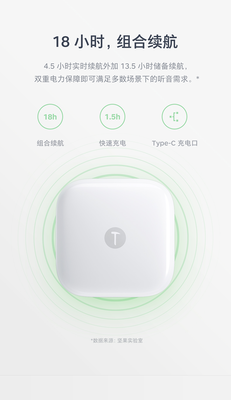 锤子 Smartisan 坚果 半入耳式真无线蓝牙耳机 图4
