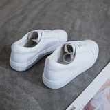 Кожаная белая обувь, универсальные демисезонные туфли на плоской подошве для отдыха, из натуральной кожи, коллекция 2021, воловья кожа, мягкая подошва