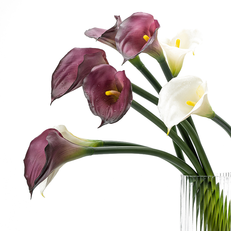 Spring Mountain Emulation High-end Horseshoe Lotus Fake Flower Space Decoration Photography Props Realistic Hand Feel Flowers Sea Artichoke Fake Flowers