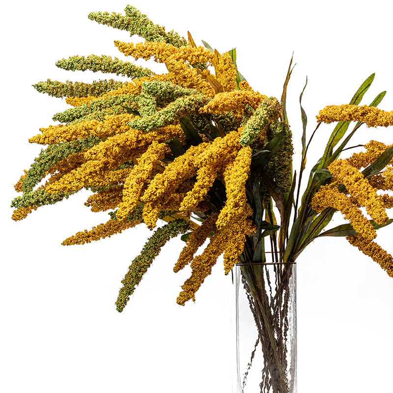 Simulation Flowers Wheat Ears Grain Fruits Fake Flowers Sorghum Wheat Family Residence Decorative Sample Board Pendulum Pieces Photoshoot Photo Props