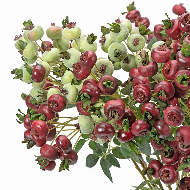 Simulation Hawthorn Fruit Floral Flower Arrangement Fruit Family Residence Decoration Living Room Table Tea Table Swaying Pieces Photography Wedding Photography Flowers