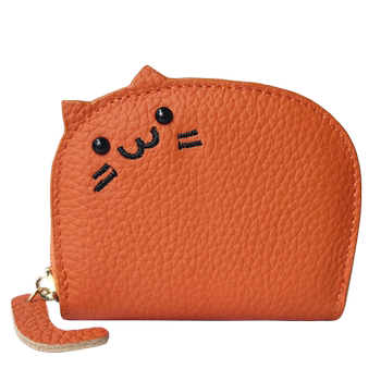 Genuine leather bag simple multi-card positioning exquisite and compact new product
