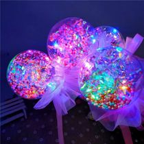 New LED flash glow stick wave ball flash stick children Light toy stall wave ball magic wand