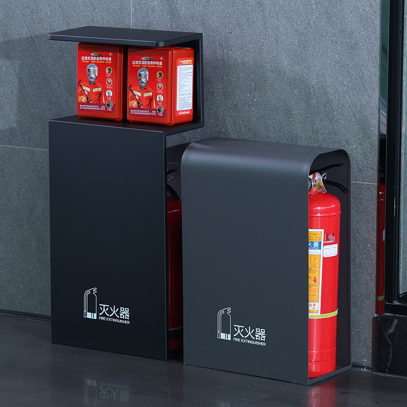 Thickened stainless steel fire extinguisher Case 2 only installed high-end mall fire special floor equipment placement containing box-Taobao