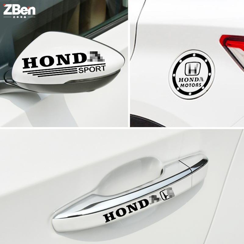 Car sticker Honda Flyer Crown Track XRV Yaakaku CRV rear mirror door handle retrofit personality car sticker