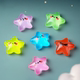 Cute Luminous Colorful Little Star Emoticon Hair Accessories Hairpin DIY Decoration Accessories Glowing Small Ornaments