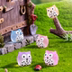 Glow-In-The-Dark Owl Mini Resin Figurine Cute Animal Bonsai for Desk, Computer, Car, Healing Decoration