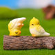 Micro Landscape Cute Realistic Small Parrot Figurine Home Car Resin DIY Craft Decoration Small Ornament Accessories