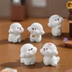 Cute Fleece Puppy Doll Dollhouse DIY Decoration Hanging Accessories Desktop Micro Landscape Car-Mounted Small Ornaments