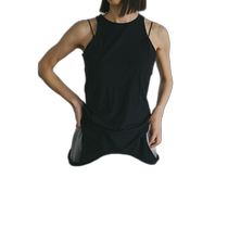 Japanese direct mail STYLEMIXER womens 2WAY layered vest 500HST801850