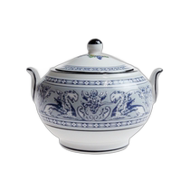 (Direct mail from Japan) WEDGWOOD Florence Indigo White Sugar Bowl