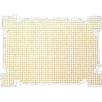 (Japan Direct Mail) HARIO Glass King Dog Teaching Toilet Mat Mesh Common PTS-TMR-SM-SH