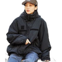 Japan Direct Mail 2WAY Waterproof Nylon Large Cut Military Short Cotton Jacket MONO-MART Feather