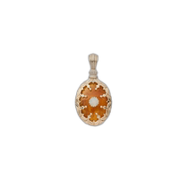 Japanese direct mail Japanese tide agete Akado K5 amber opal pendant