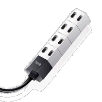 (Direct mail from Japan) elecom power socket rotary power strip 4 holes 1 meter white