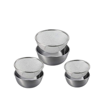 (Direct Mail from Japan) Wahei Freiz Peace Filter Basin Stainless Steel 6-piece Set Simple TMG-0413