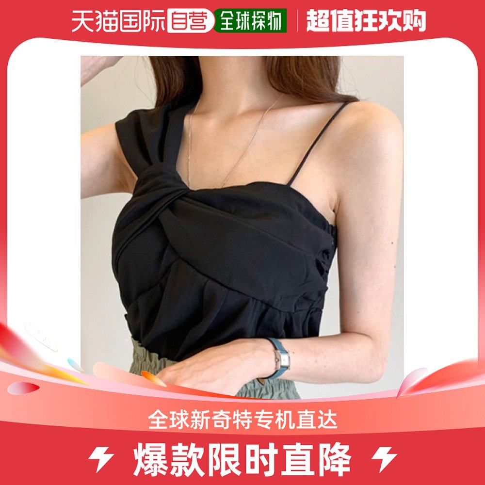 Japan Direct Mail Deux Amour Lady Single Shoulder Twist Harness Blouse Jacket Fashion Trends Spring Summer Season-Taobao