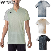 Japan direct mail YONEX mens shirt fitted badminton uniform short sleeves-3℃ cool black and green 10543