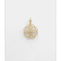 Japanese direct mail agete Akado womens K14 diamond jewelry pendant 10241117159