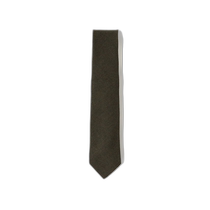 Japanese direct mail LUIGI BORRELLI mens high-quality solid wool tie exquisite hand-sewn showing