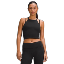 Japanese errand running Lululemon Lululemon Wunder Train high collar cross vest black 14pr