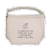 (Direct mail from Japan) Showa Masawa single handle lunch bag natural 757604