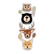 Japan direct mail montbell stickers forest animals stickers tape
