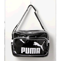 Japan Direct Mail PUMA Training PU Shoulder Bag L 34L Glossy full broadband design easy to carry front