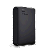 Auto-exploité | Disque dur mobile Western Digital HDD 5 To USB3 0 Noir Boîtier de disque dur portable