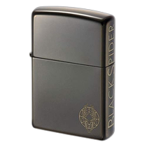 (Direct mail from Japan) ZIPPO Lighter 8 4×5 8cm dark gray leather with embossed processing