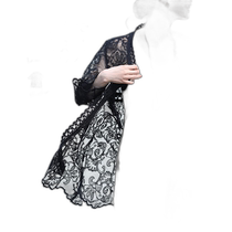 Japan direct mail SM L2L white beige black light color lace dress