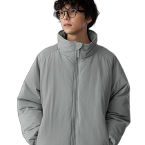 Japan Direct Mail Windproof Large Stand Collar Cotton Jacket MONO-MART Down Jacket Cotton Jacket Hooded and Velvet