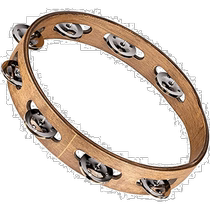 (Direct mail from Japan) MEINL Percussion traditional wooden hand rattle ring solid wood color