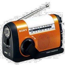 Japan Direct mail SONY ICF-B09 d Orange FM Broadband FM AM Portable Radio