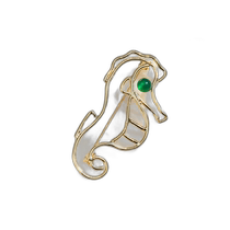 Direct mail from Japan WEB Limited Angelfish Dragon Fish Ocean Partner Brooch ear PAPILLONNE