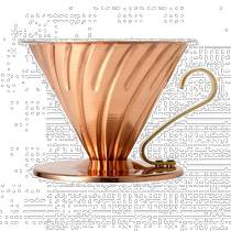 (Direct mail from Japan) Hario V60 VDP-02CP copper coffee filter cup good thermal conductivity retro style