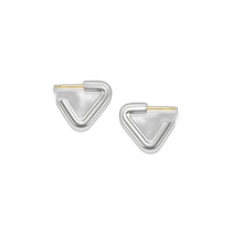Direct mail from Japan CAREERING TRIANGLE 301 925 sterling silver stud earrings simple design suitable for Japan