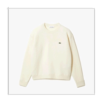 Direct mail from Japan LACOSTE environmentally friendly wool crew neck sweater for women simple design with iconic small