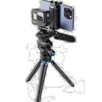 (Direct mail from Japan) Slik small tripod SMOOTH VIDEO rotary 1kg 2 vertical force bracket