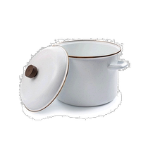 Japan Direct Mail ckw-395 Quasi-System Life Enamel Soup Pot: eggshell