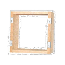 (Direct mail from Japan) Panasonic Panasonic household appliances ventilation fan wooden frame wooden frame FY-KWU25 frame