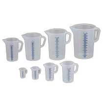 (Direct mail from Japan) Kartell tall measuring cup with blue scale 100mL 447081